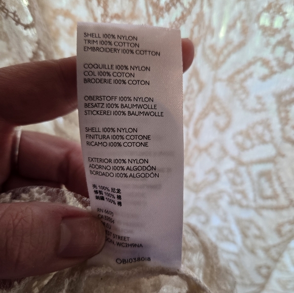 NWT Anthropologie Maeve San-Michel Lace Duster - Picture 9 of 9